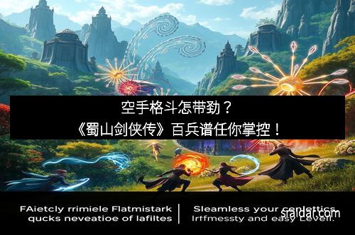 空手格斗怎带劲？《蜀山剑侠传》百兵谱任你掌控！